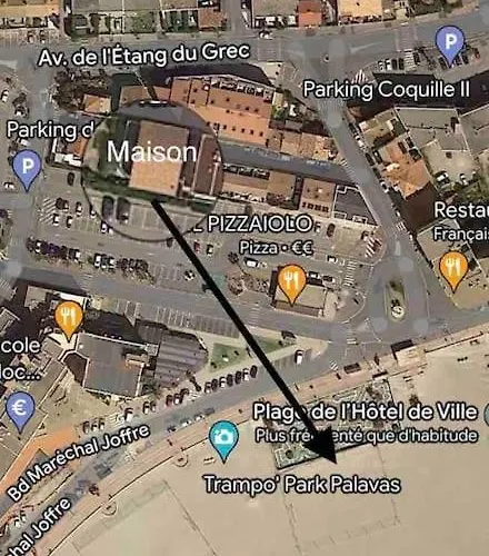 Cantarela, Plage, Vue Palavas-les-Flots